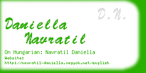 daniella navratil business card